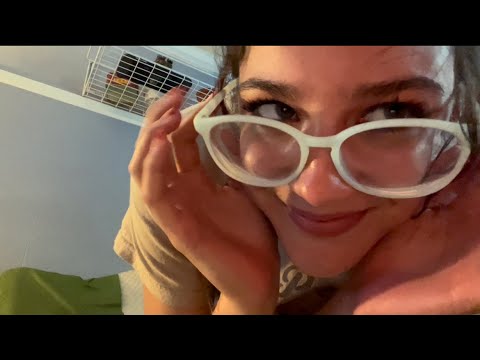 Asmr~ Kisses, Fabric scratching, Lens licking, Inaudible whispers, Water sounds, Wet hand sounds..