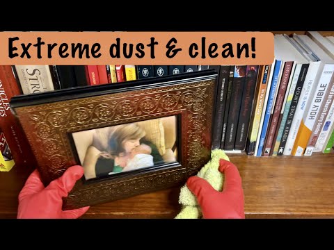 ASMR Extreme Clean! (Soft Spoken) Wiping, dusting, brushing, spraying & polishing furniture!