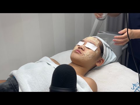 ASMR going for a facial for the first time! ( real sounds - public asmr )