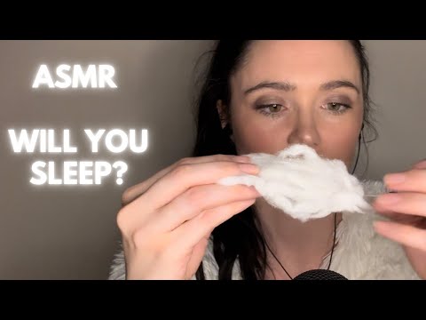 ASMR playing with cotton & cotton candy 🍬