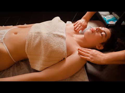 WARMING BAMBOO BROOM MASSAGE AND ASMR FACIAL MASSAGE WITH CHOCOLATE WRAP FOR STUDENT LISA
