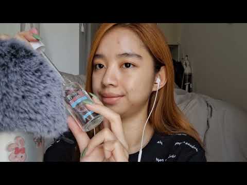 ASMR with glass dropper (nibbling, slurping, tapping)