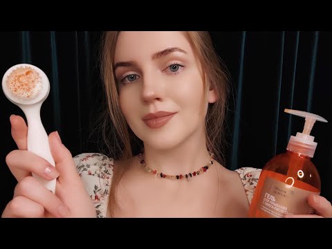 ASMR Take Care of You Before Sleep. Oil Face Massage. Personal Attention