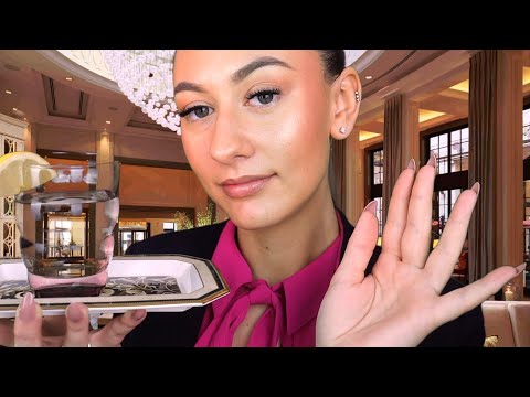 [ASMR] Luxury Hotel Check-In Roleplay 🥂