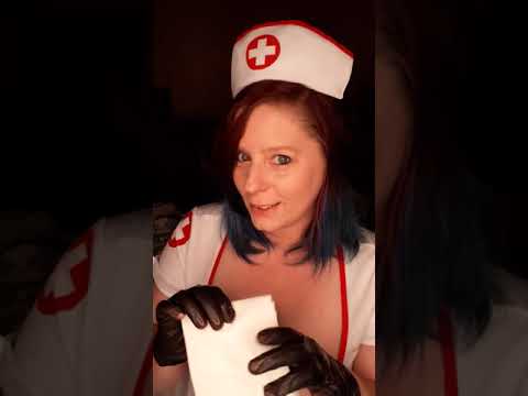 ASMR Nurse Flirts While Fixing Your Wound