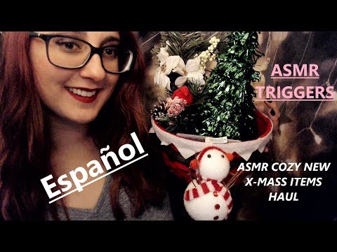 ASMR Español | Cosas de Navidad | Voz Baja | Detonantes Cosquilloso