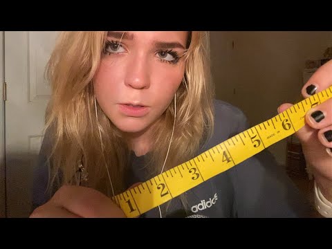 ASMR Measuring You *writing sounds, personal attention, soft spoken*
