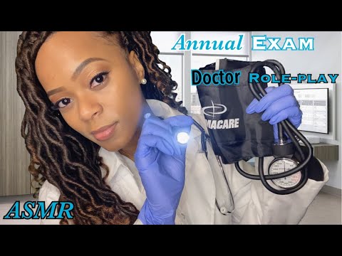 👩🏽‍⚕️ ASMR 👩🏽‍⚕️ Annual Exam Check-up | Doctor Role-play | Personal Attention | Typing Sounds ❤️🏥🩺