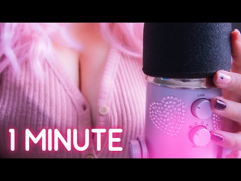 asmr 💗 PINK TRIGGERS in 1 minute 🌸🎀 (daily asmr 16/31)