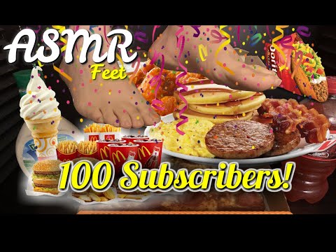 BEST MOMENTS AND 100 SUBSCRIBERS! THANK YOU! | ASMR FEET