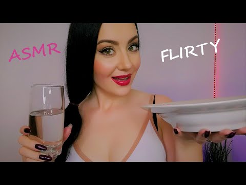 ASMR Flirty Waitress Asks You Out 🍸Roleplay, Personal Attention