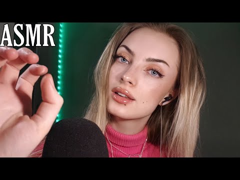 ASMR For The Best Sleep | repeating "shh" + touching your face (hand movements)