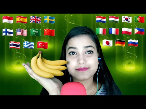 ASMR How To Say "Banana" In Different Languages