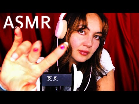 ASMR 3Dio Multiple Triggers, Sprial into a Storm of Tingles | Brushing, Tapping, Whispers, Glass