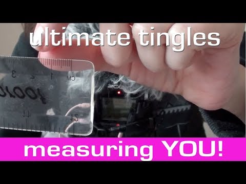*SUPER* tingly face measuring w/soft mouth sounds clicking inaudible asmr