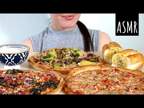 ASMR Eating Sounds: Trying Domino’s Vegan Pizza (No Talking)