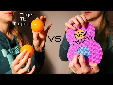 ASMR Tingle Battle: Nail Tapping vs. Finger Tip Tapping