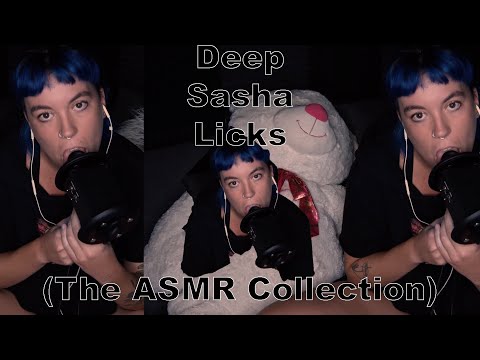 Sasha's Deep Licking ( Ear Licking ASMR ) October Special - The ASMR Collection - Sasha ASMR