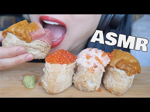 ASMR Inari SUSHI *BIG BITE (EATING SOUNDS) NO TALKING | SAS-ASMR