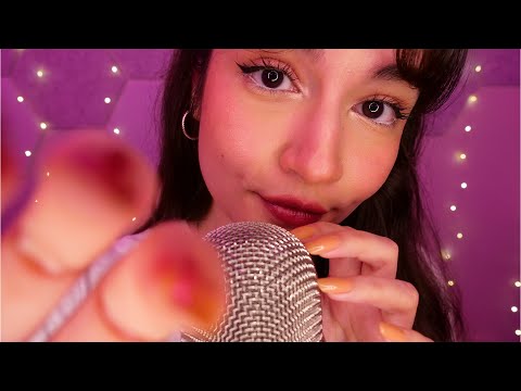ASMR Breathy Close Up Whispers | Mic Scratching & Camera Tapping