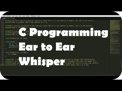 ASMR Ear to Ear Whisper About C Programming for Relaxation (Layered Typing Sounds) Pt. 1