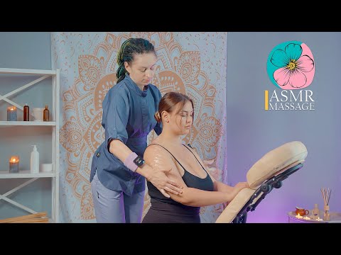 ASMR Back Massage on Chair by Anna to Liza
