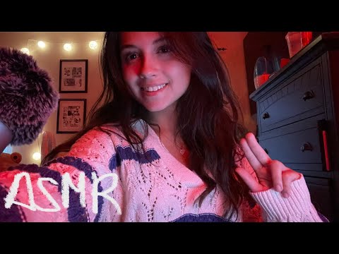 ASMR focus exam with positive affirmations (finger fluttering, whispers, and plucking)