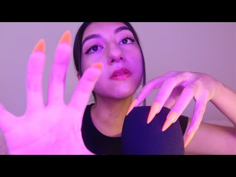 ASMR Invisible Scratching FOAM COVER ✨🤌🏼 (Crisp Sounds & Long Nails)
