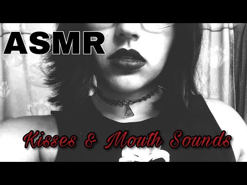 ASMR Up Close Kissing, Mouth Sounds, Lipgloss, & Lipstick Application|Custom Video Preview