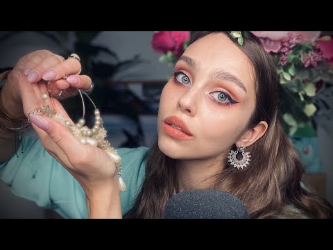 Jewlery show&tell try on | fast&slow tapping ASMR