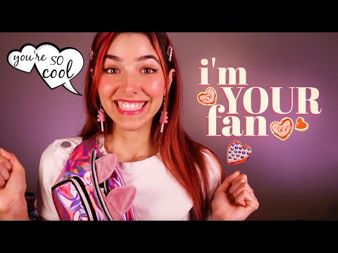 ASMR | OMG I'm Your BIGGEST Fan! (Asking you intrusive questions LOL)