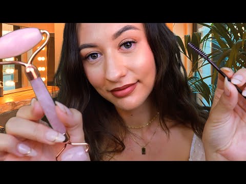 ASMR Beauty Salon Treatment RP ~ soft spoken personal attention ♡ (facial, lashes & brows)