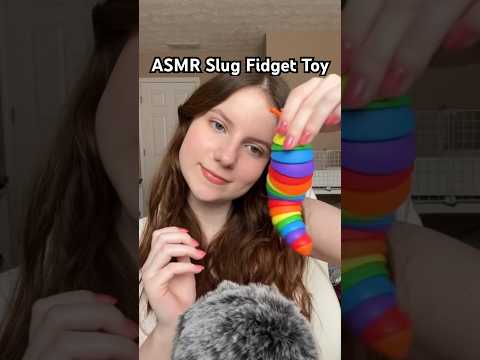 ASMR slug fidget toy 🌈 #asmr #asmrshorts #asmrvideo #fidgettoys #sleep #shorts