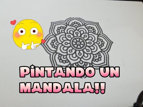 ASMR🖍PINTANDO UN MANDALA!! (NO TALKING)SONIDO BINAURAL