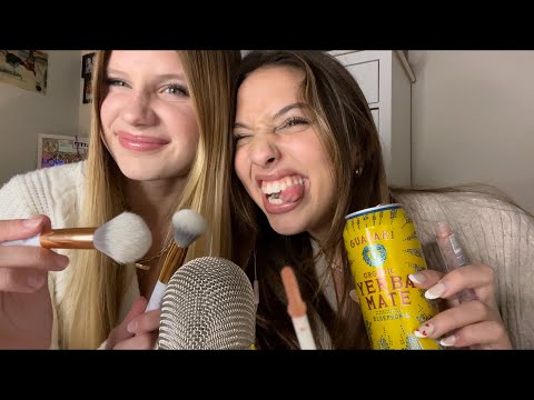 ASMR My friend tries asmr for the first time…. 🤍