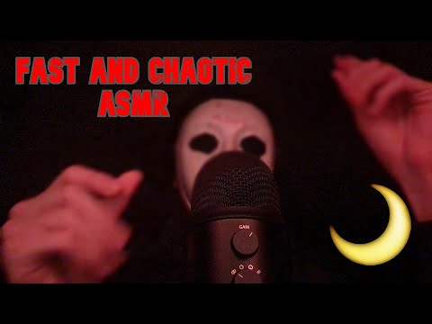 FAST AND CHAOTIC ASMR - BLIND ASMR