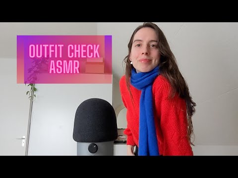 Outfit Check Asmr | Tapping and Fabric Scratching | Soft spoken