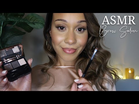 ASMR Sleepy Brow Session RP Doing Your Eyebrows| Personal Attention