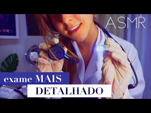 ASMR roleplay Dra. Lua faz o EXAME DOS NERVOS CRANIANOS mais DETALHADO que você já viu! 👁