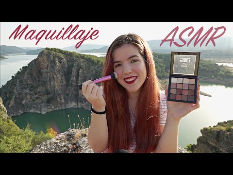 ASMR MAQUILLÁNDOME al aire libre | Maquillaje (Makeup) | ASMR en español