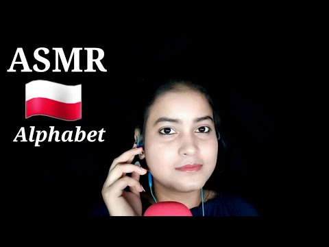 ASMR Speaking "Polish Alphabet pronunciation" With Mouth Sounds