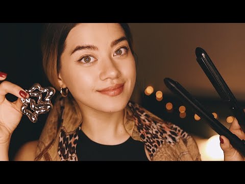 [ASMR] Preparing Your Party Look| Hairstyle and Accessories| Personal Attention| Roleplay