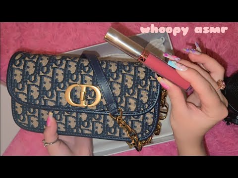 Asmr New Dior Bag Unboxing & Inside the bag (bag scratching, tapping sounds)