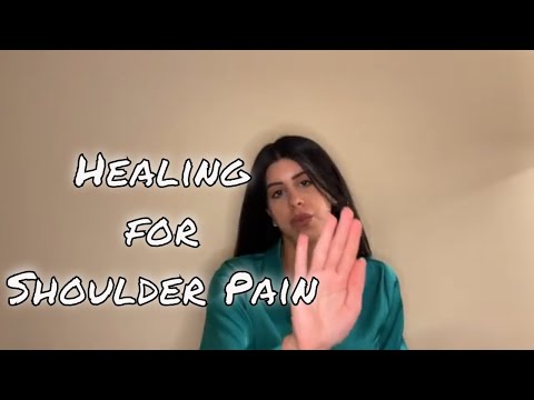 ASMR | Whispering | Soft Spoken | Healing for Shoulder Pain | Distant Energy Healing| Hand Movements