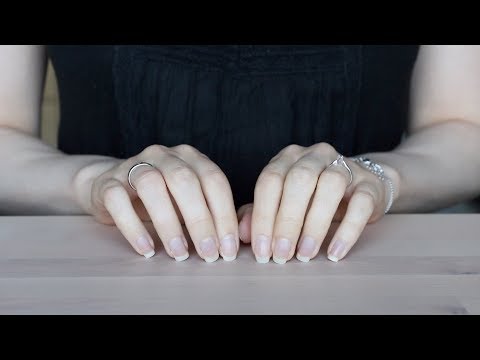 ASMR Nail Tapping & Scratching Wooden Table | Stroking (No Talking)