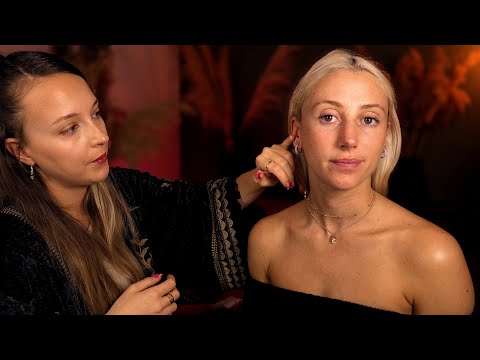 ASMR Jewellery Styling Consultation | colour analysis, necklaces, earrings, rings on a real person