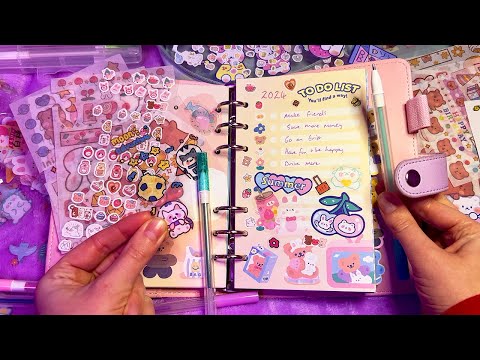 ASMR New Year Journal with Me (2024 Goals)