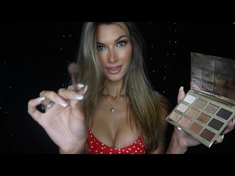ASMR girlfriend does your makeup again