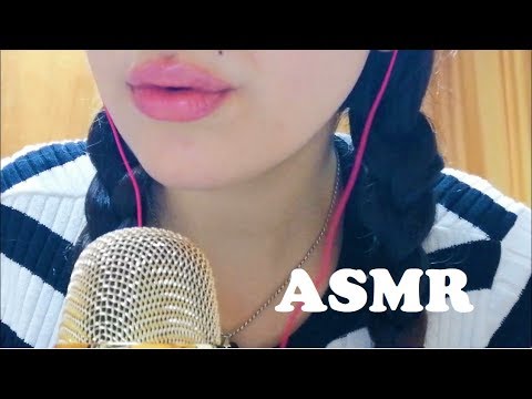 【ASMR】TESTING NEW MIC - 新しいマイクのテスト - 【音フェチ】(口の音 , 耳吹き ,  ブラッシングマイク) #ASMR