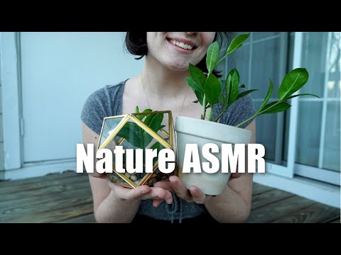 ASMR | nature sounds, doing asmr outside | ASMRbyJ